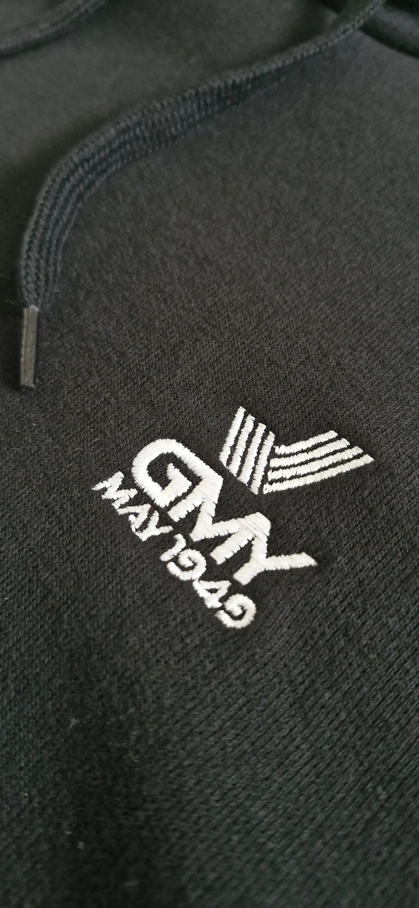 "GMY" Unisex Hooded Sweat-Shirt, Schwarz GMY-Fashion