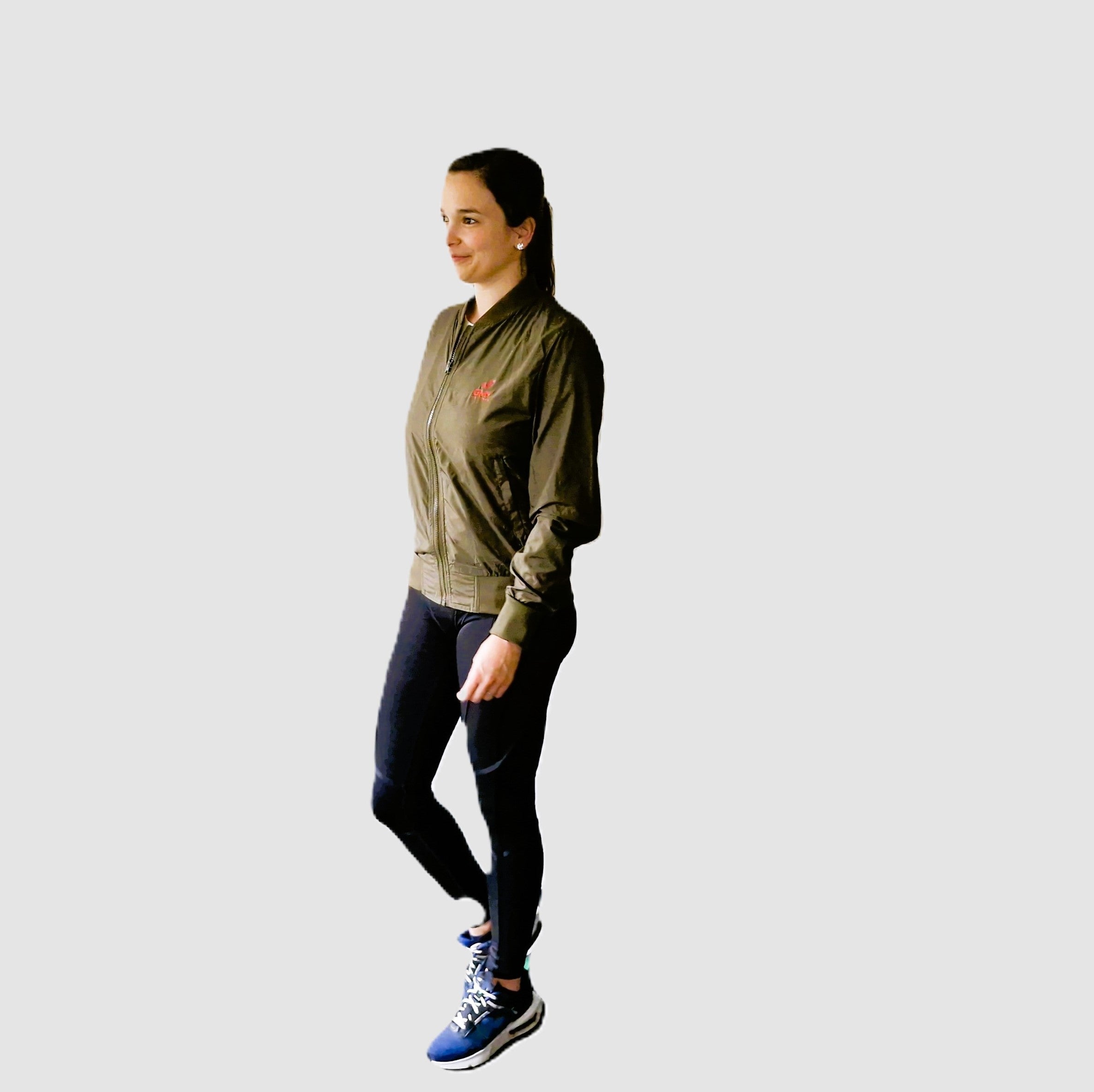 "GMY" Ladies Nylon Flight Jacket "the GMY Original", Olive