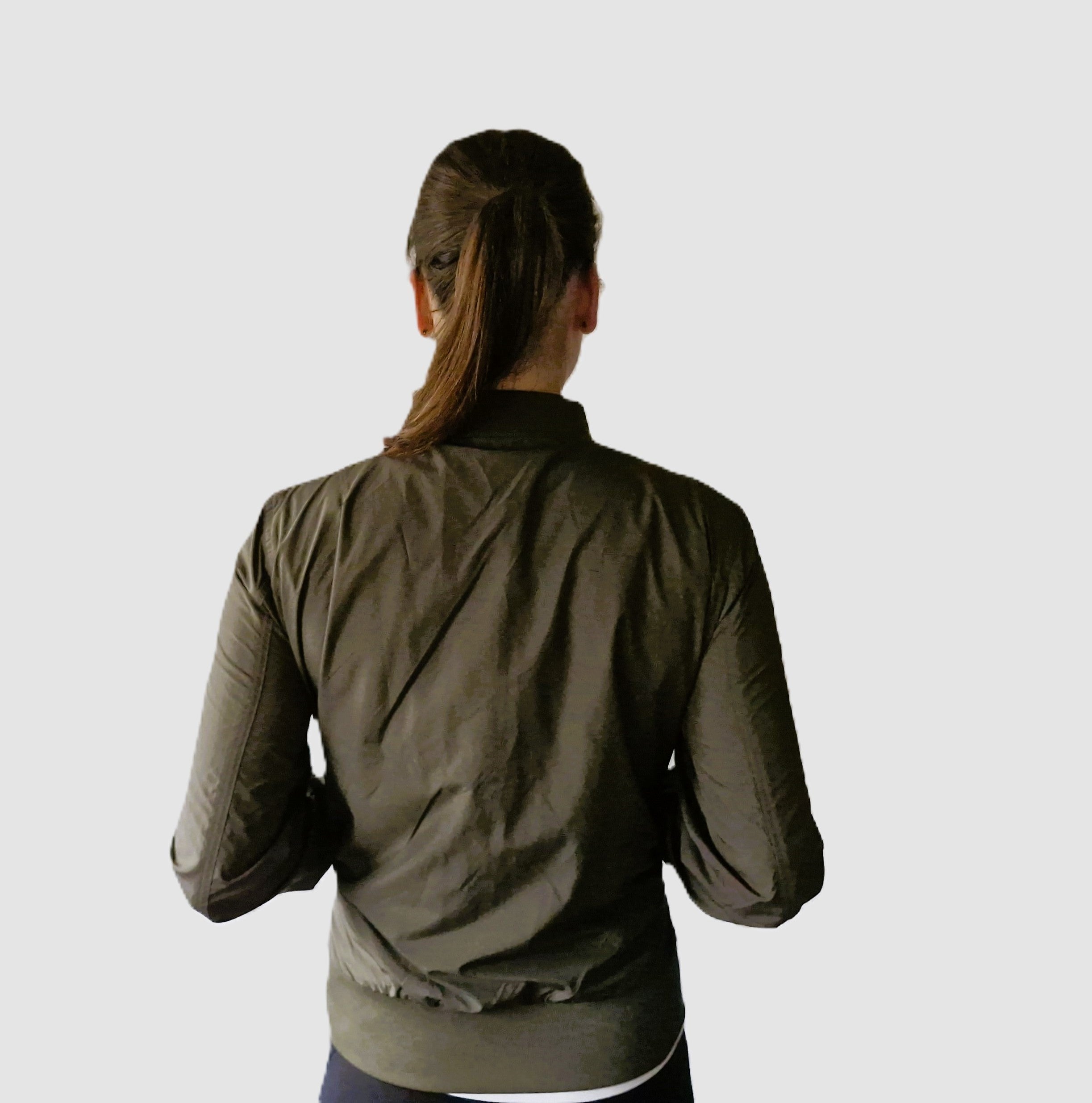 "GMY" Ladies Nylon Flight Jacket "the GMY Original", Olive