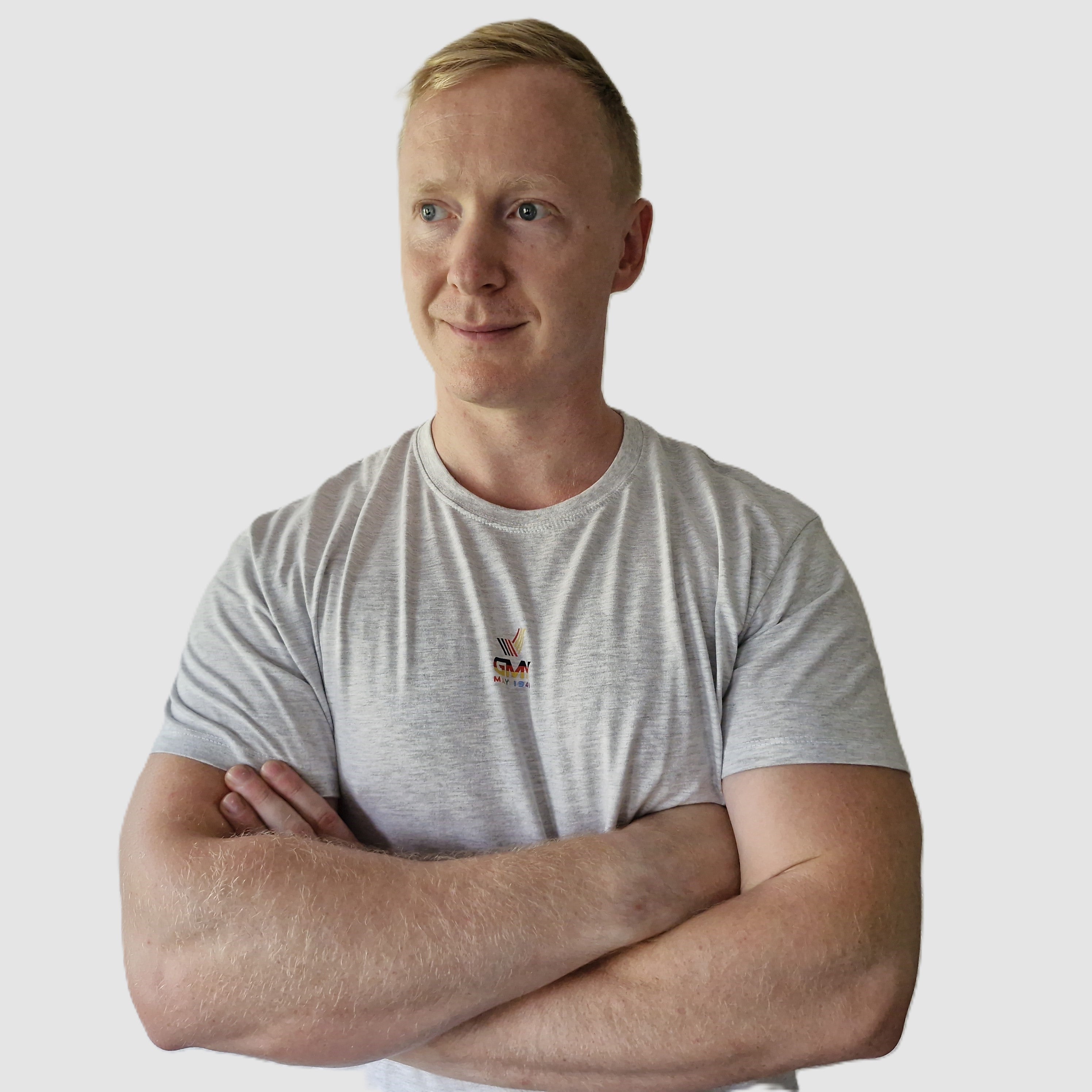 "GMY" Men´s Imperial T-Shirt, Ash GMY-Fashion