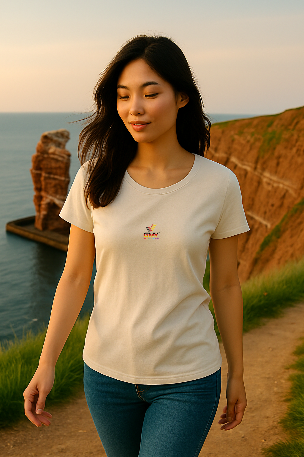 "GMY" Ladies´ Fit T-Shirt, Natural