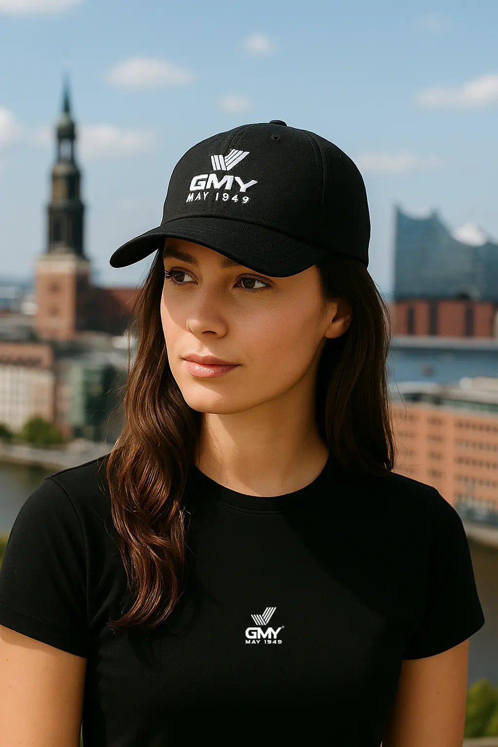 "GMY" Original Six Cap, Schwarz GMY-Fashion