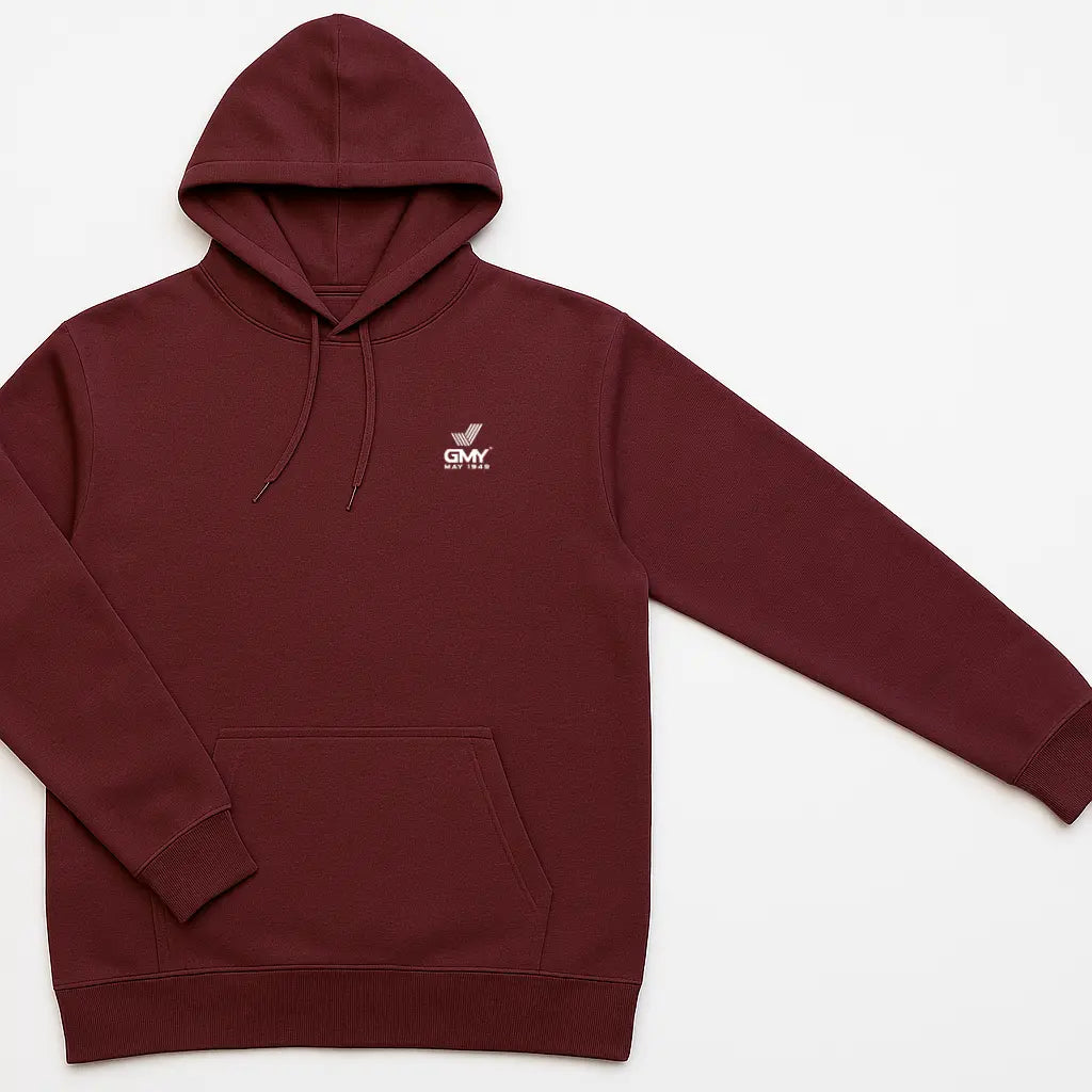 "GMY" Unisex Hooded Sweat-Shirt Burgundy GMY-Fashion