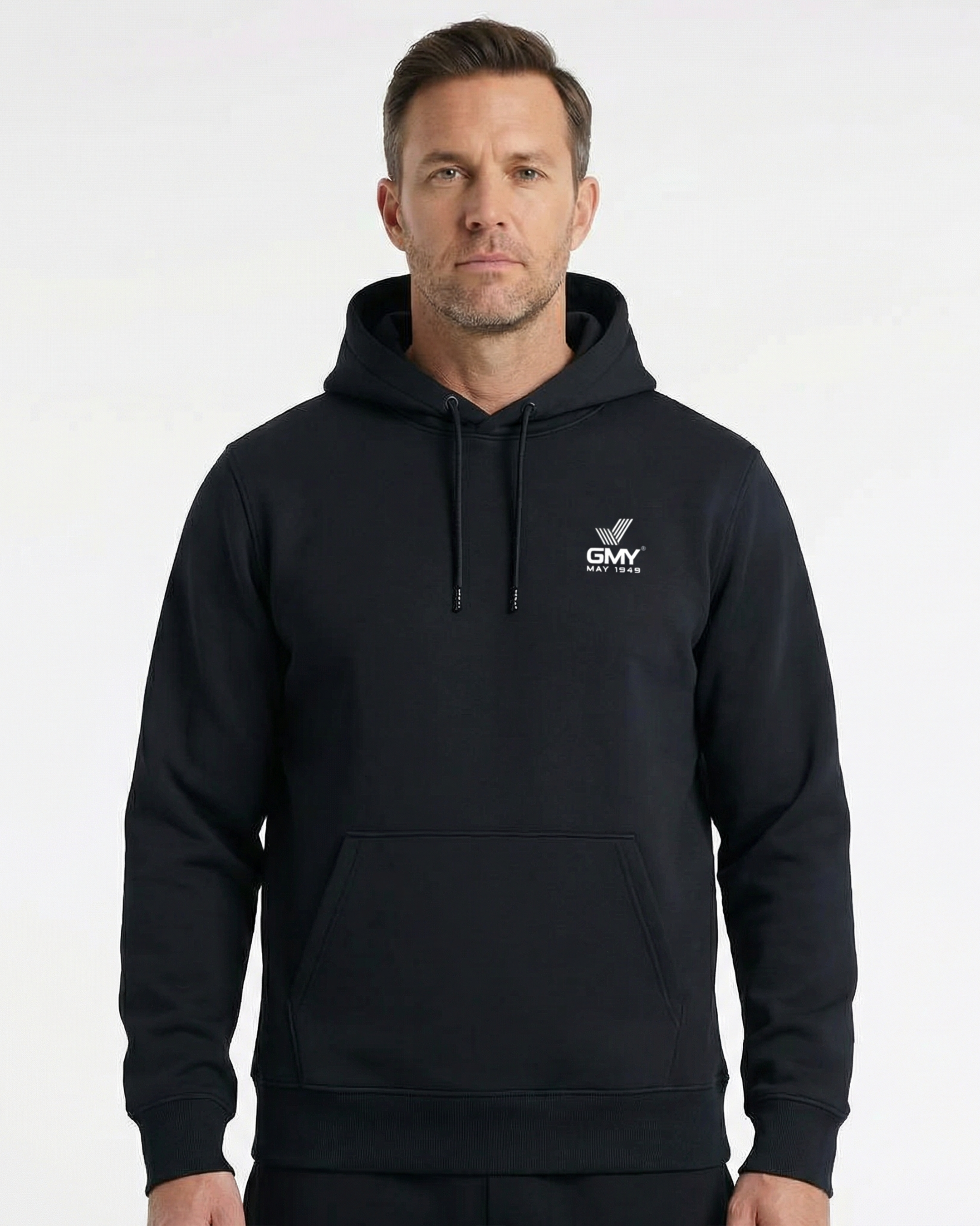 Hooded Sweat-Shirt, Schwarz GMY-Fashion