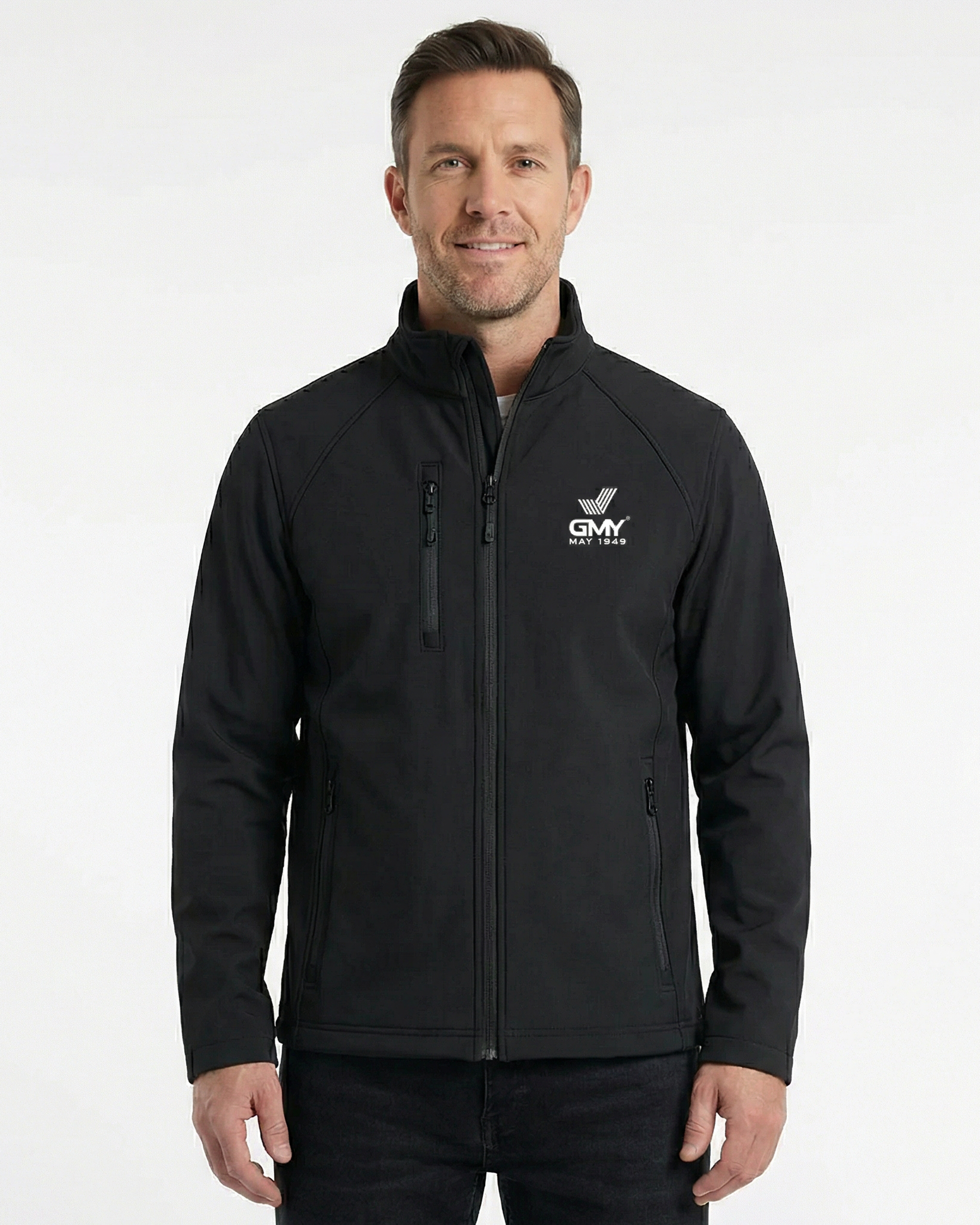 Softshell Jacket, Schwarz GMY-Fashion