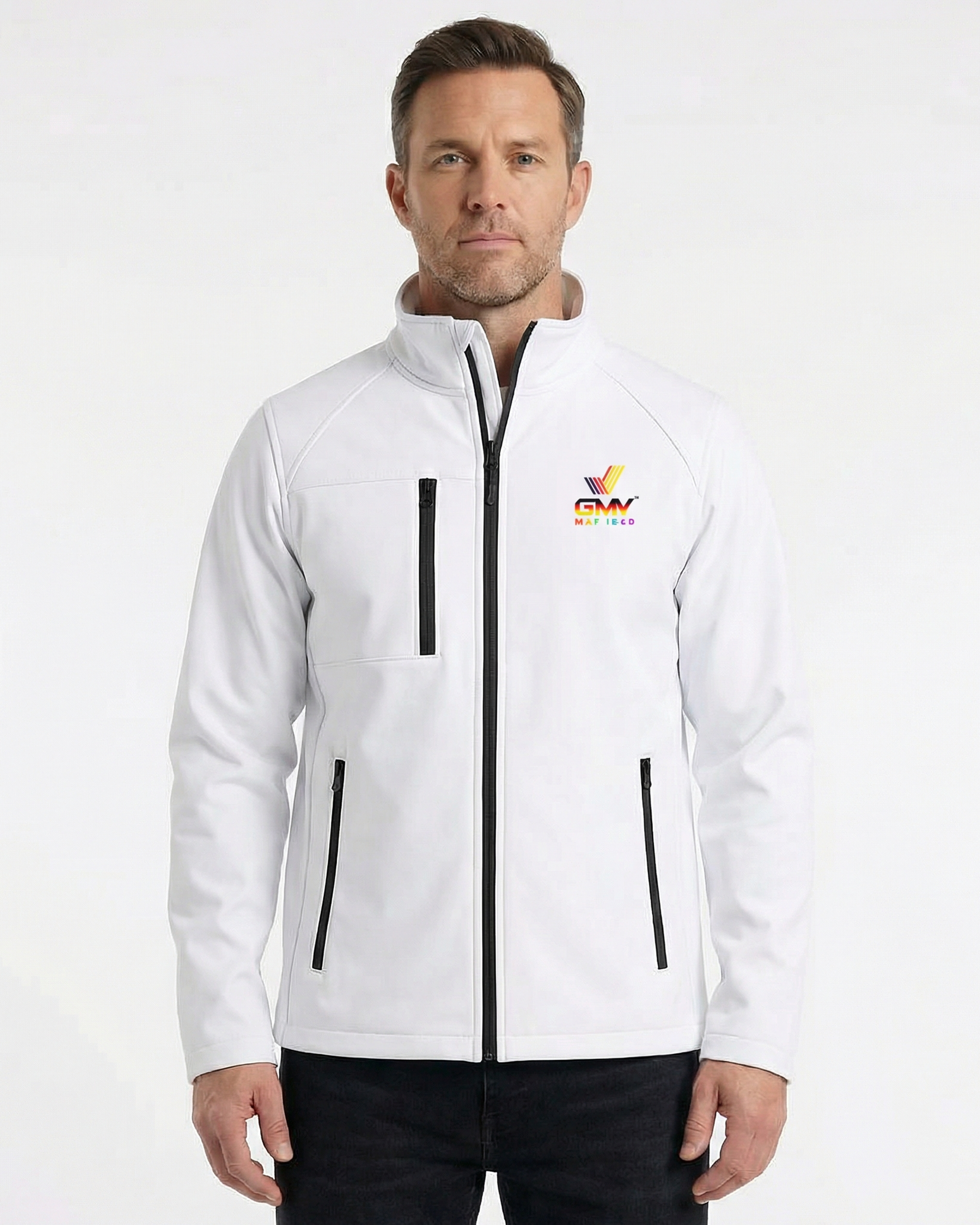 Softshell Jacket ,Weiß GMY-Fashion