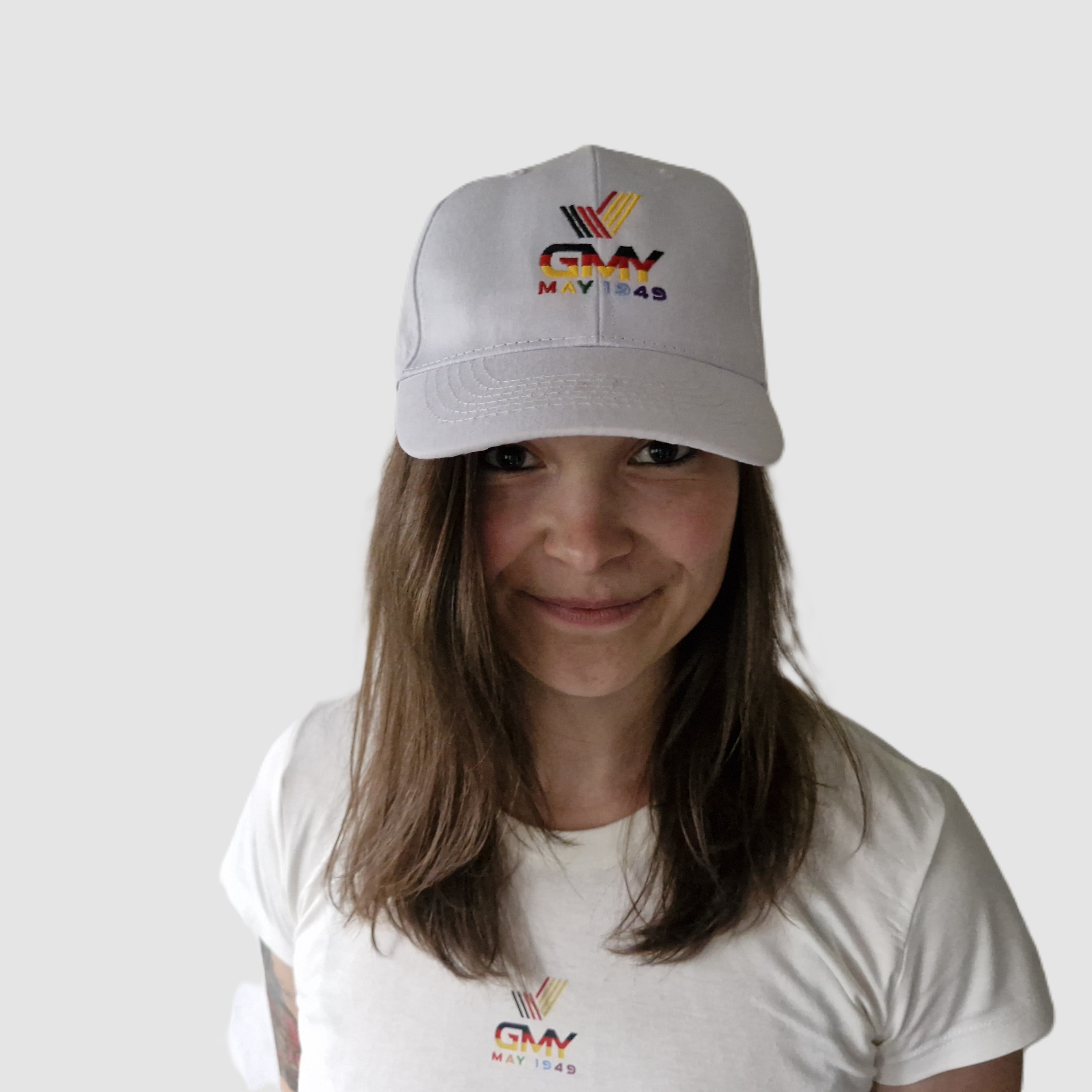 "GMY" Original Six Cap, Weiß GMY-Fashion