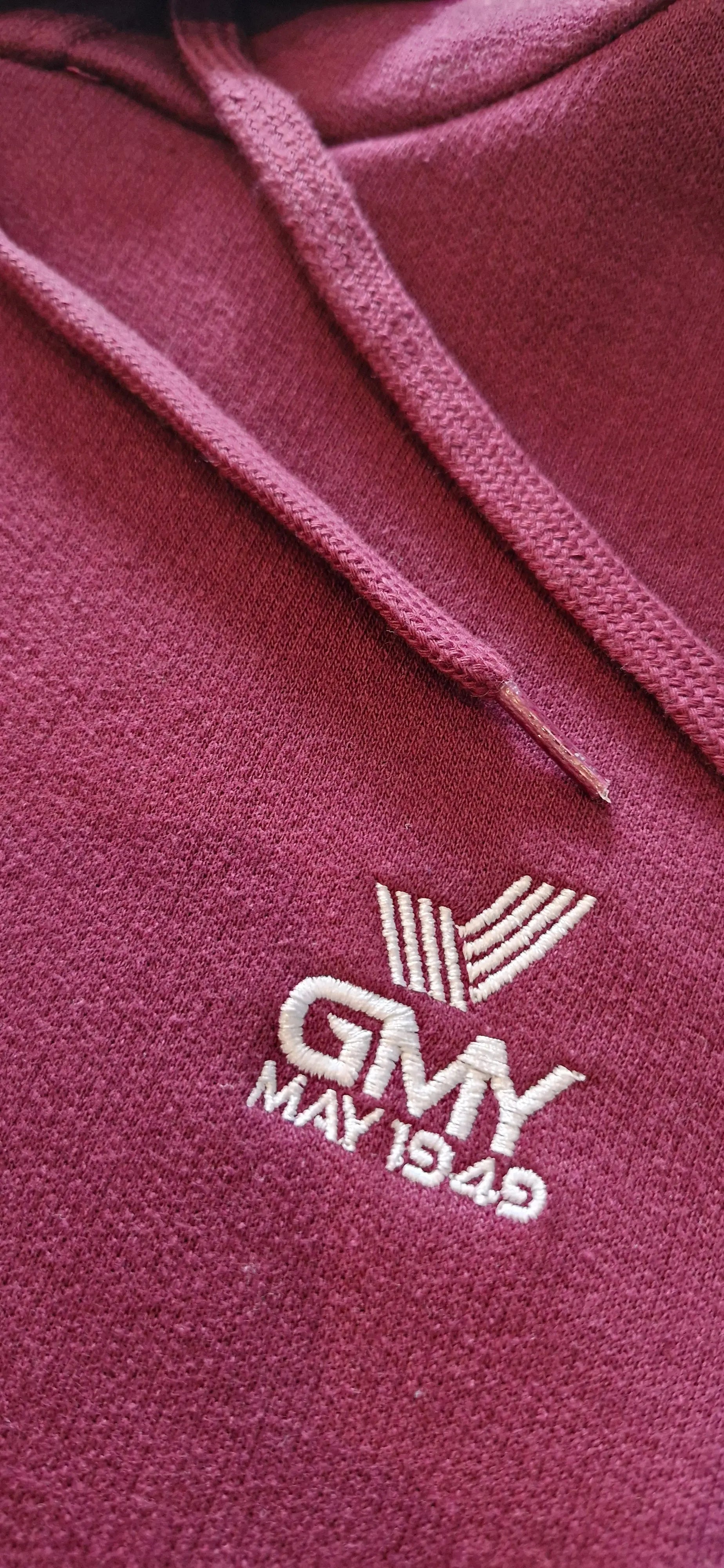 "GMY" Unisex Hooded Sweat-Shirt Burgundy GMY-Fashion