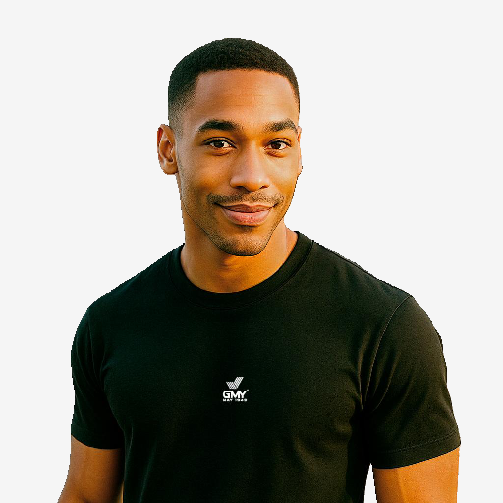"GMY" Mens´s Imperial T-Shirt, Schwarz