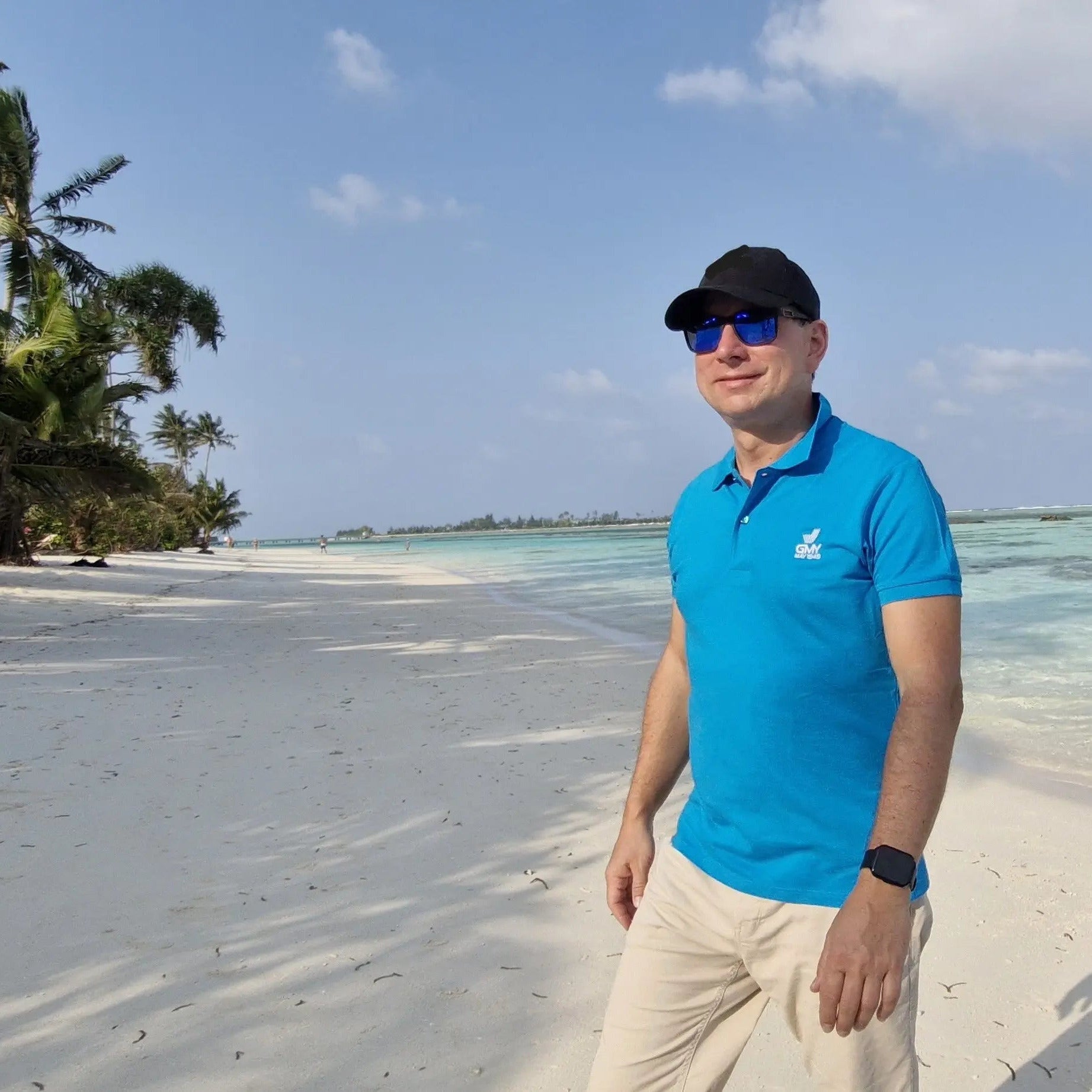 "GMY" Men´s Polo Shirt Perfect Aqua "The Original" GMY-Fashion