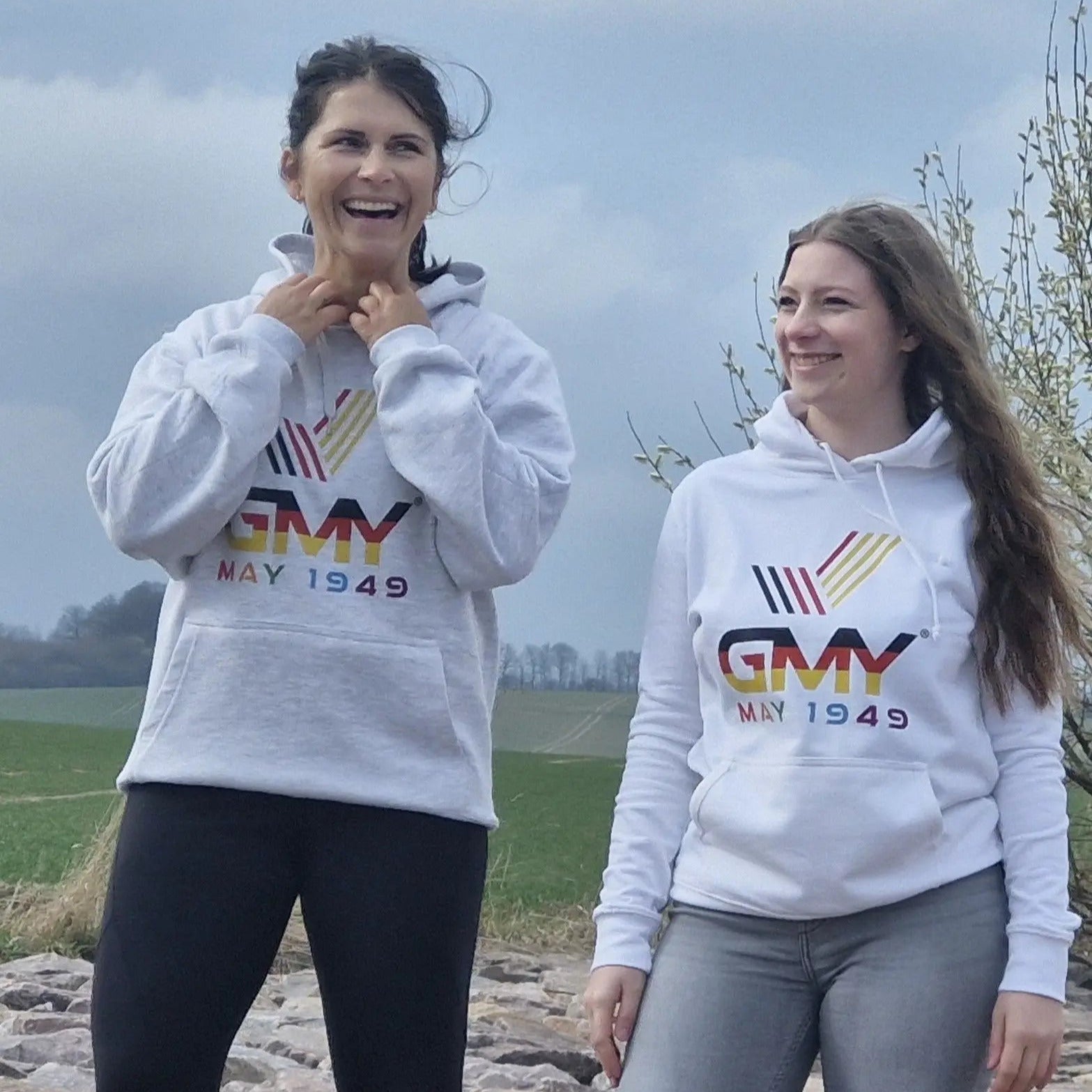 "GMY" Unisex Hooded Sweat-Shirt Ash GMY-Fashion