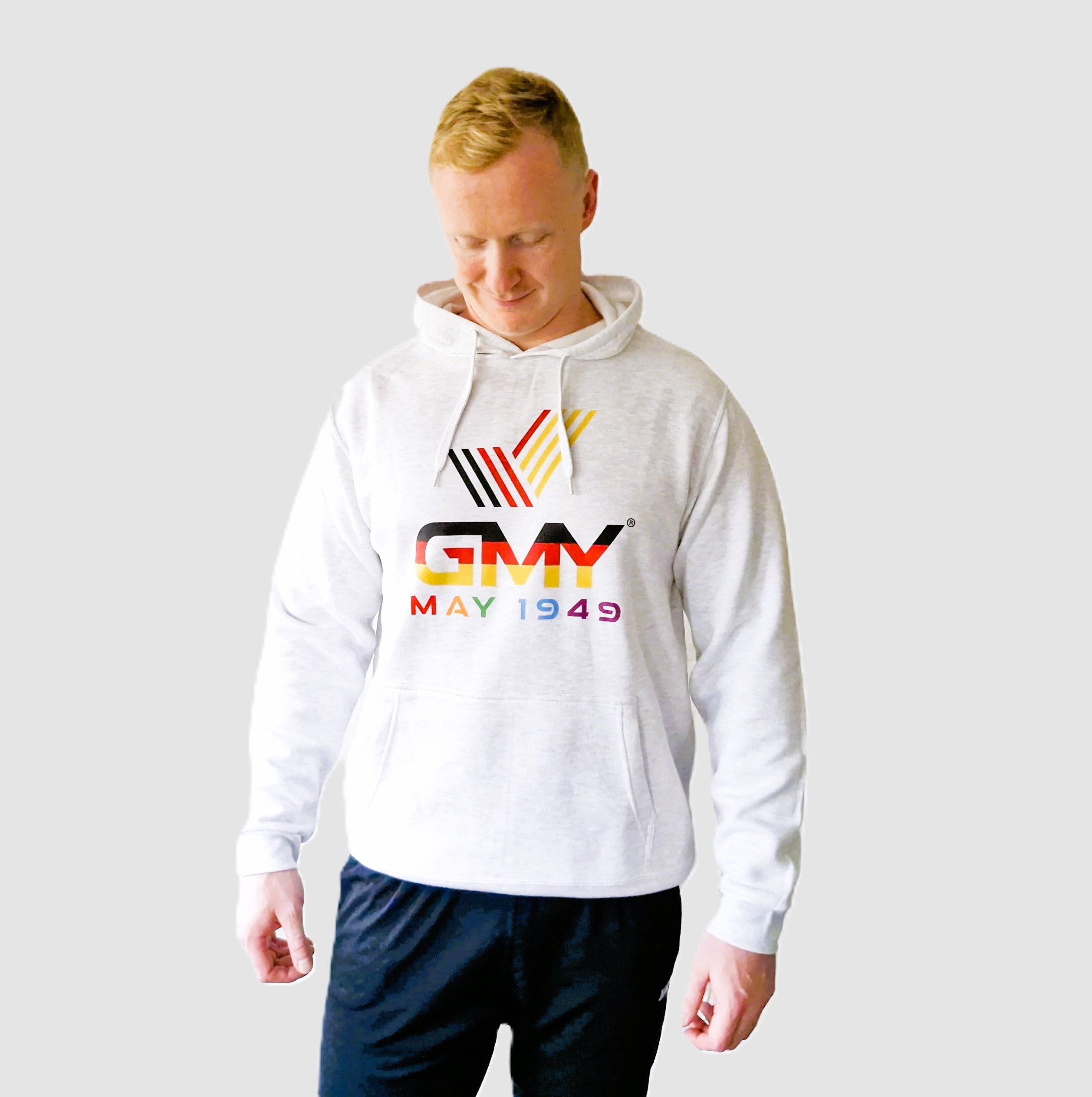 "GMY" Unisex Hooded Sweat-Shirt Ash