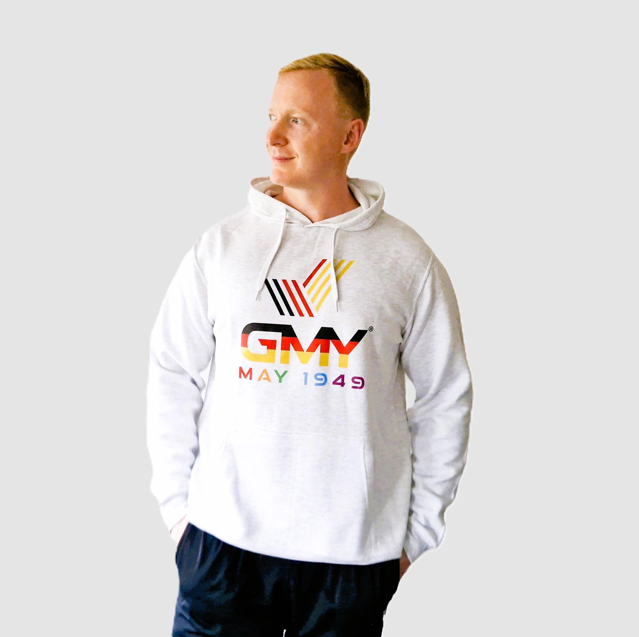 "GMY" Unisex Hooded Sweat-Shirt Ash