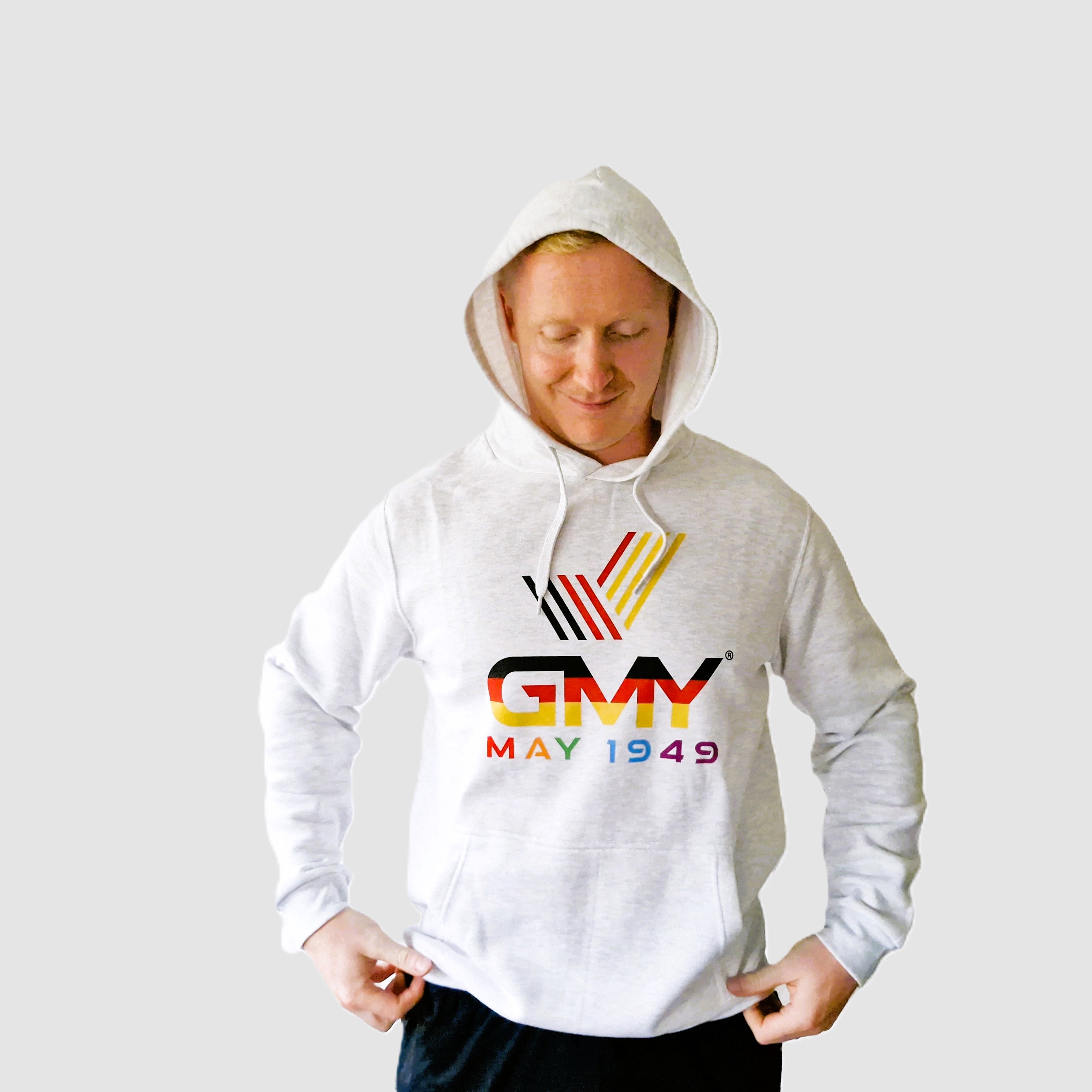 "GMY" Unisex Hooded Sweat-Shirt Ash