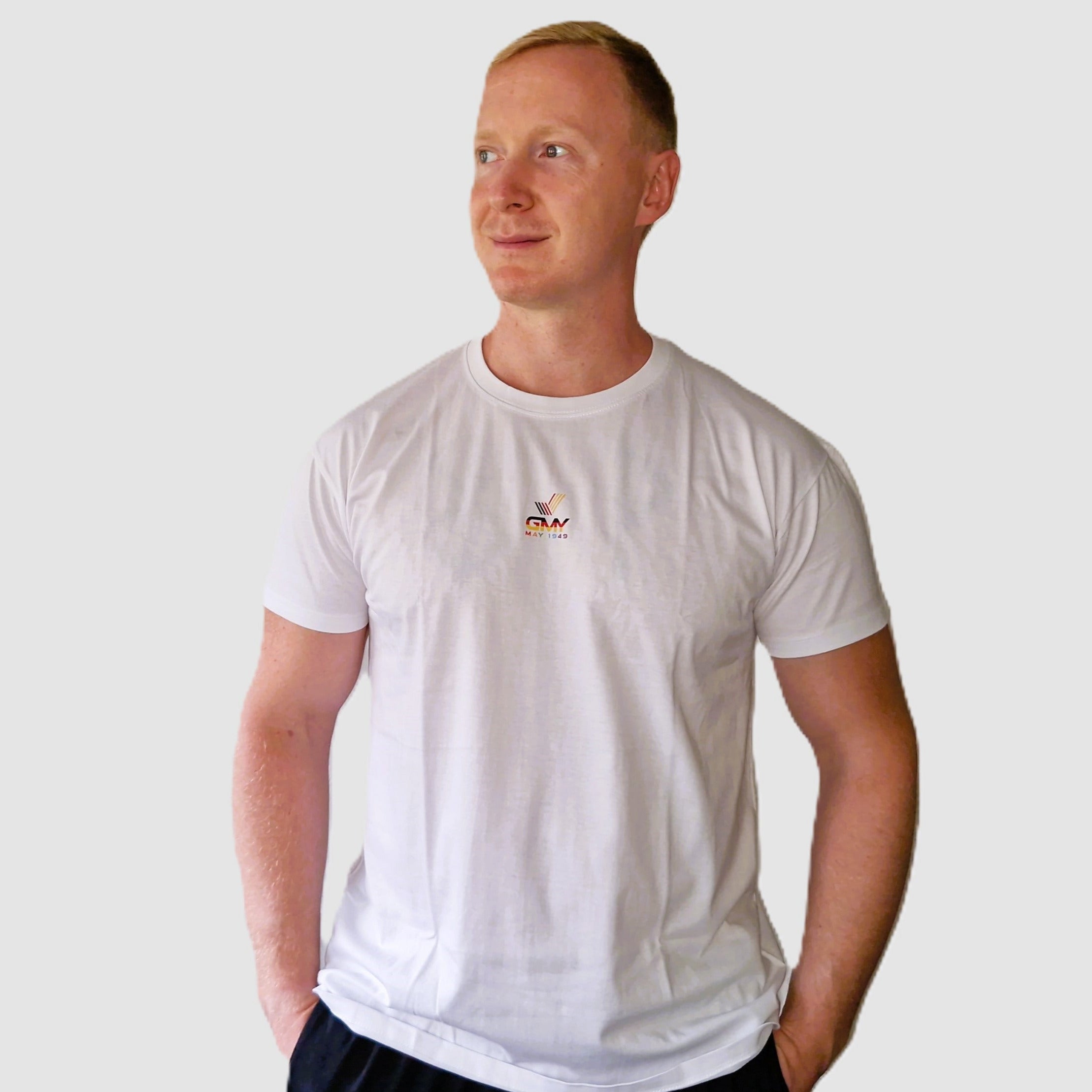 "GMY" Men´s Imperial T-Shirt, Weiß