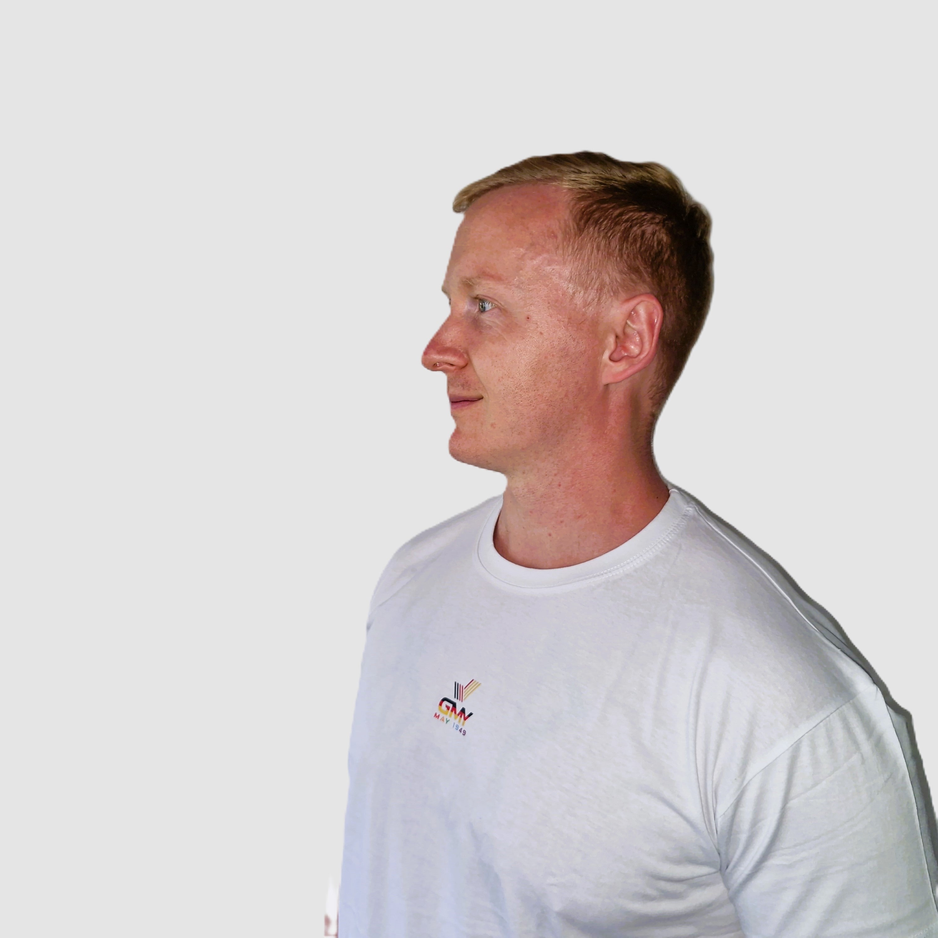 "GMY" Men´s Imperial T-Shirt, Weiß