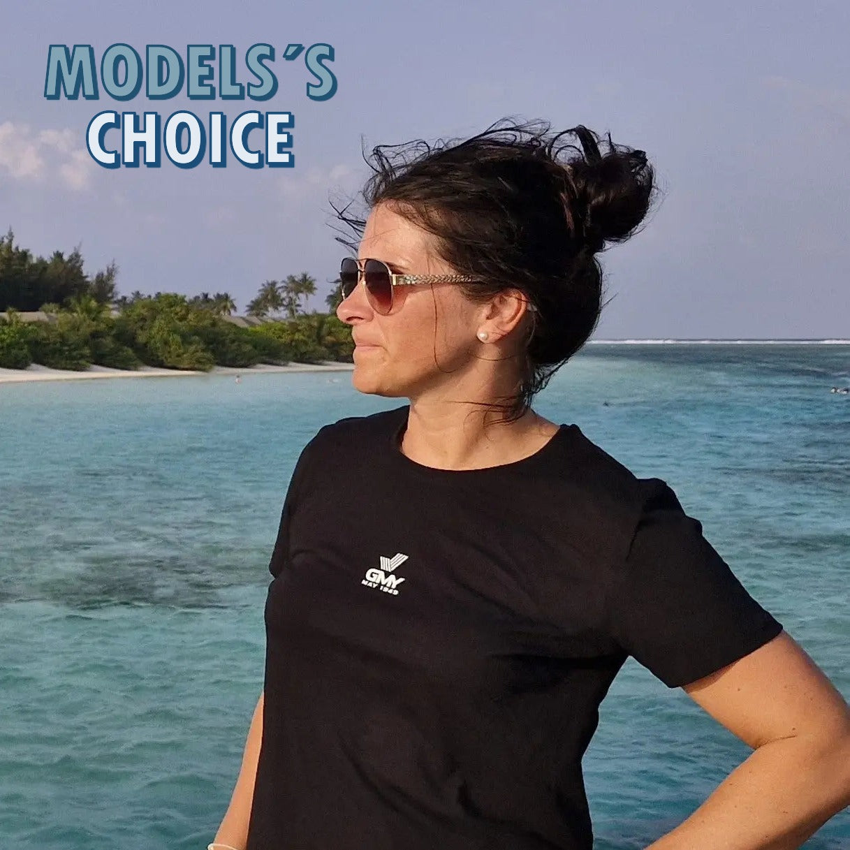 "GMY" Ladies´ Fit T-Shirt, Schwarz