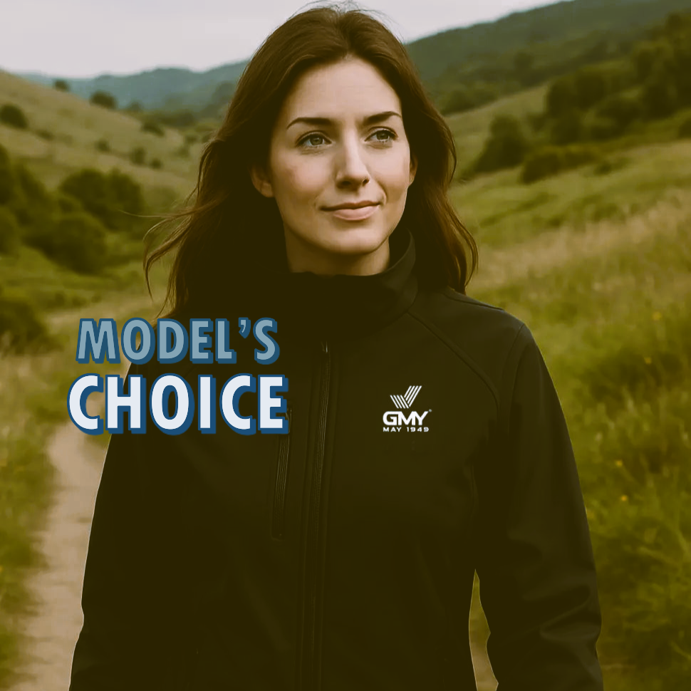 "GMY" Unisex Softshell Jacket, Schwarz