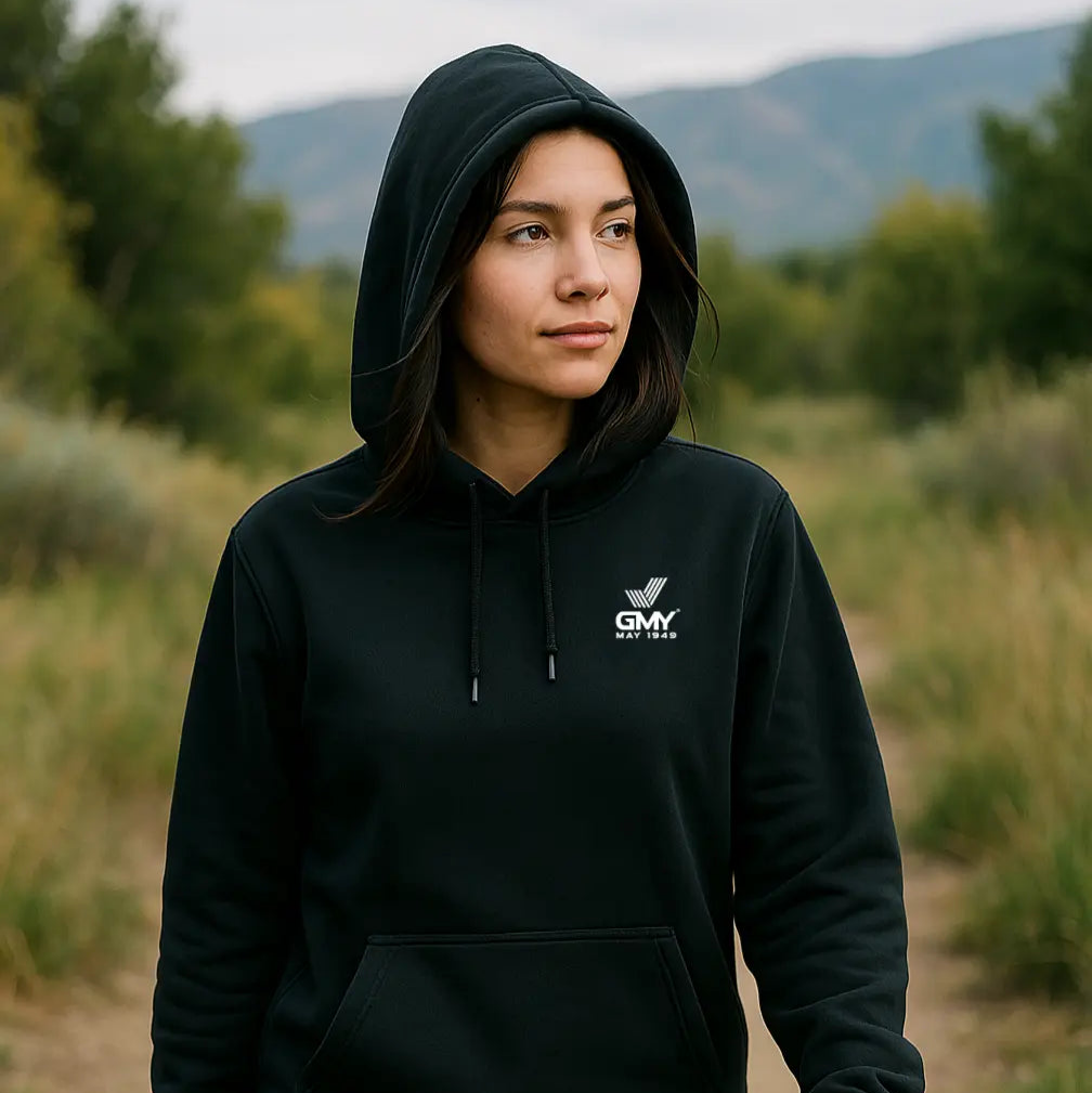 "GMY" Unisex Hooded Sweat-Shirt, Schwarz GMY-Fashion