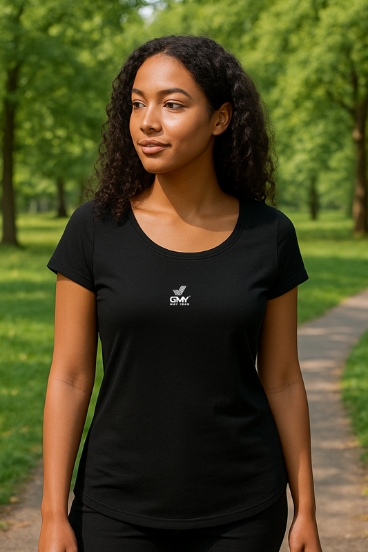"GMY" Women´s Loose Fit T Dress, Schwarz