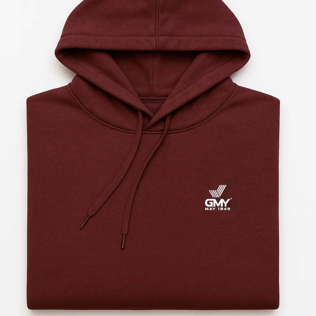 "GMY" Unisex Hooded Sweat-Shirt Burgundy GMY-Fashion