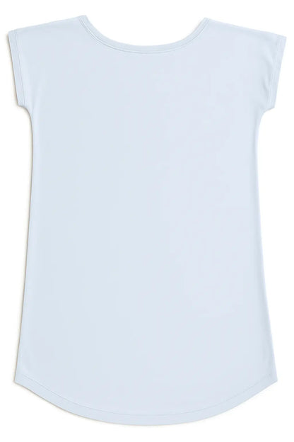 "GMY" Women´s Loose Fit T Dress, Weiß GMY-Fashion