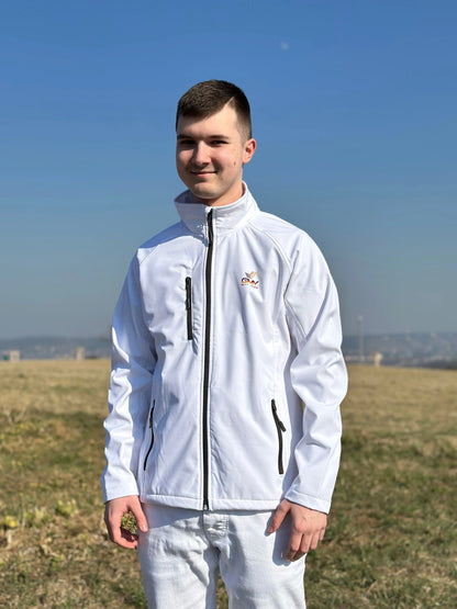 "GMY" Unisex Softshell Jacket ,Weiß GMY-Fashion