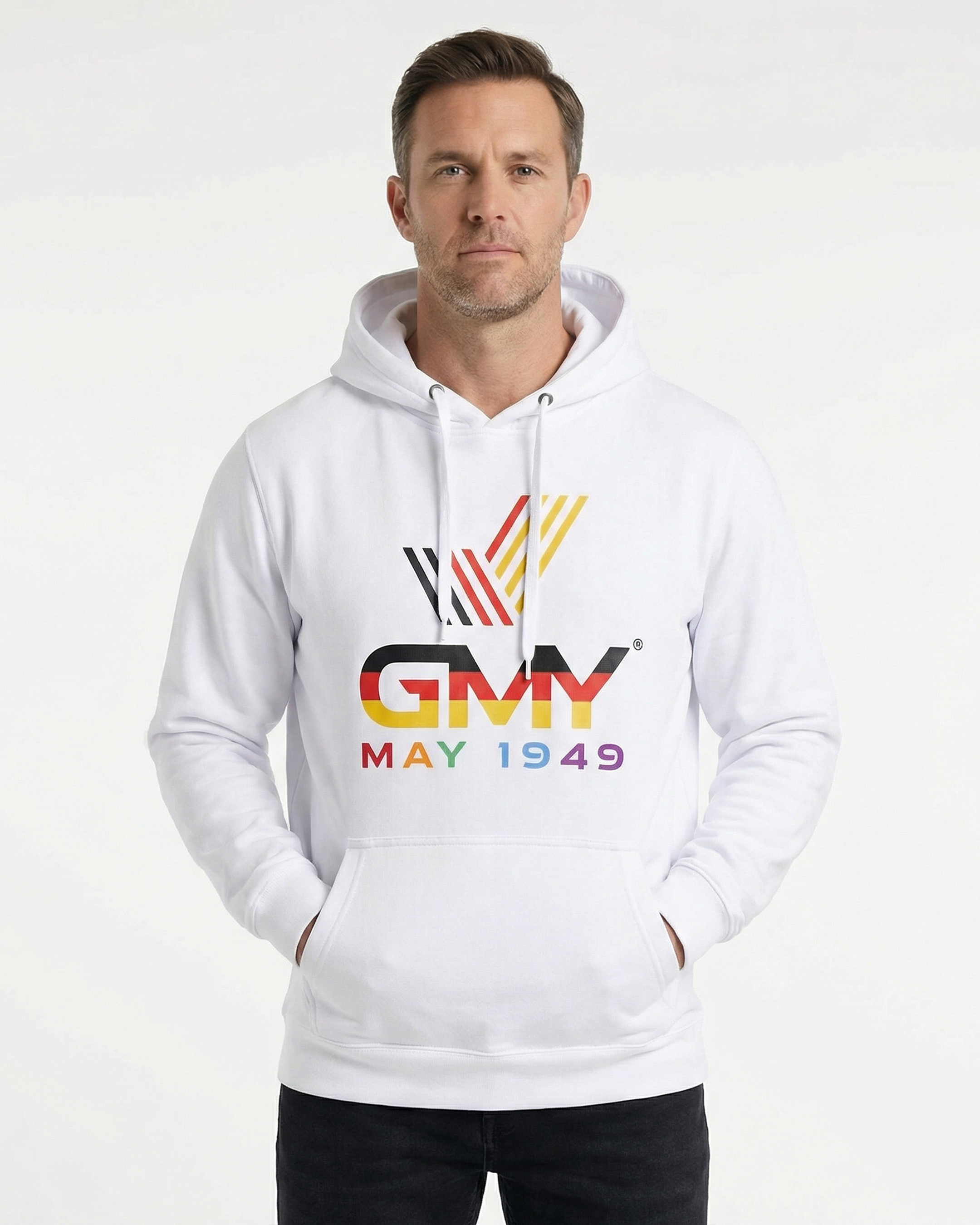 Hooded Sweat-Shirt White "the GMY Original" GMY-Fashion